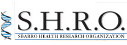logo Sbarro Health Research Organization Inc.