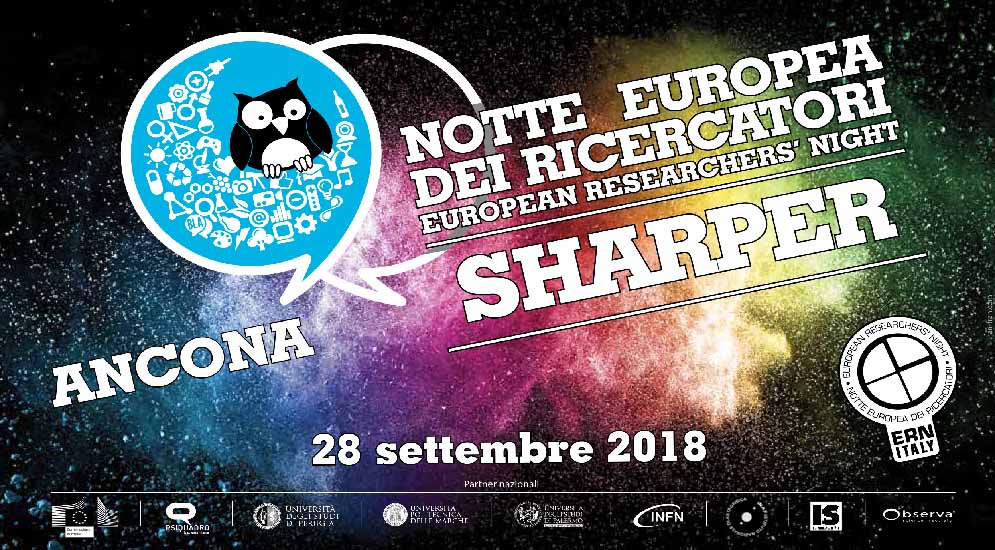 Banner Sharper Notte Europea dei Ricercatori