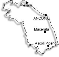 Marche Region Map
