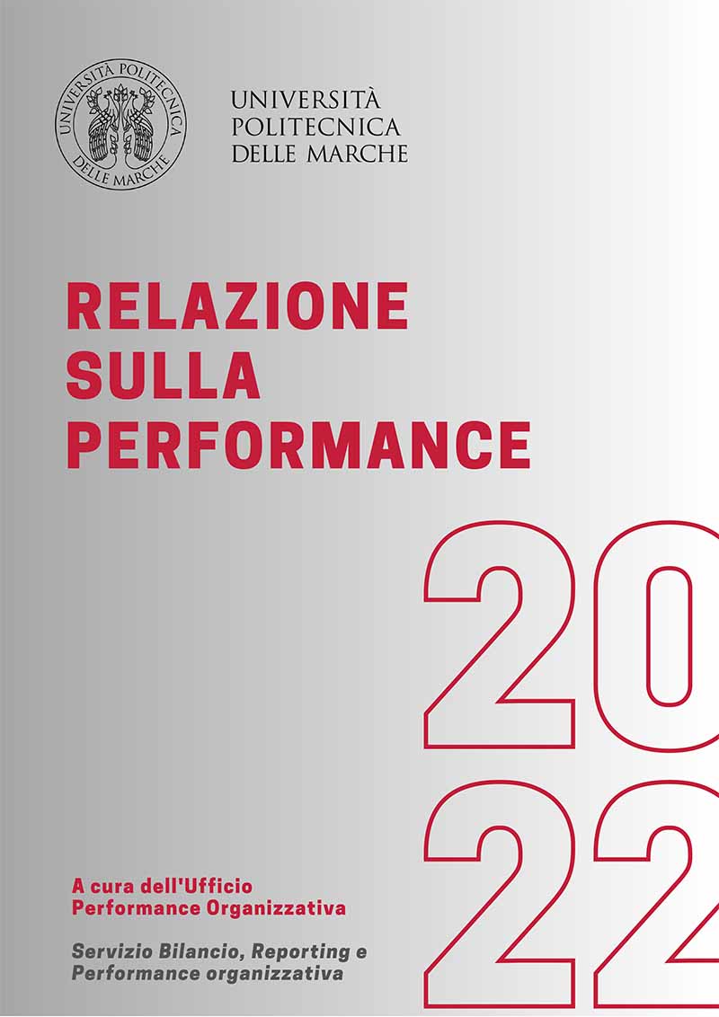 copertina relazione Performance 2020